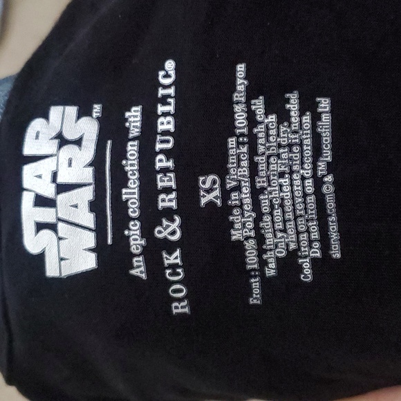 🍵 STAR WARS collection w ROCK & REPUBLIC XS Tank Top - Picture 6 of 6